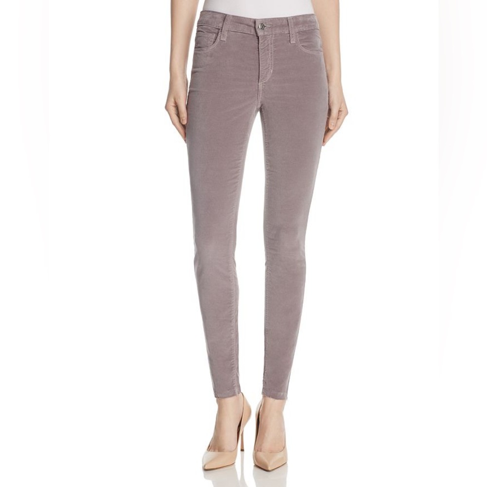 🩰NWT Joe's Jeans rain Flawless Icon Mid Rise Ankle Skinny Faux Suede Pants 24